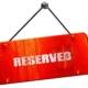 reserved sign