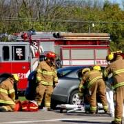 fire department car crash