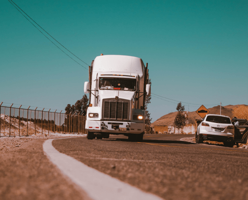 white truck