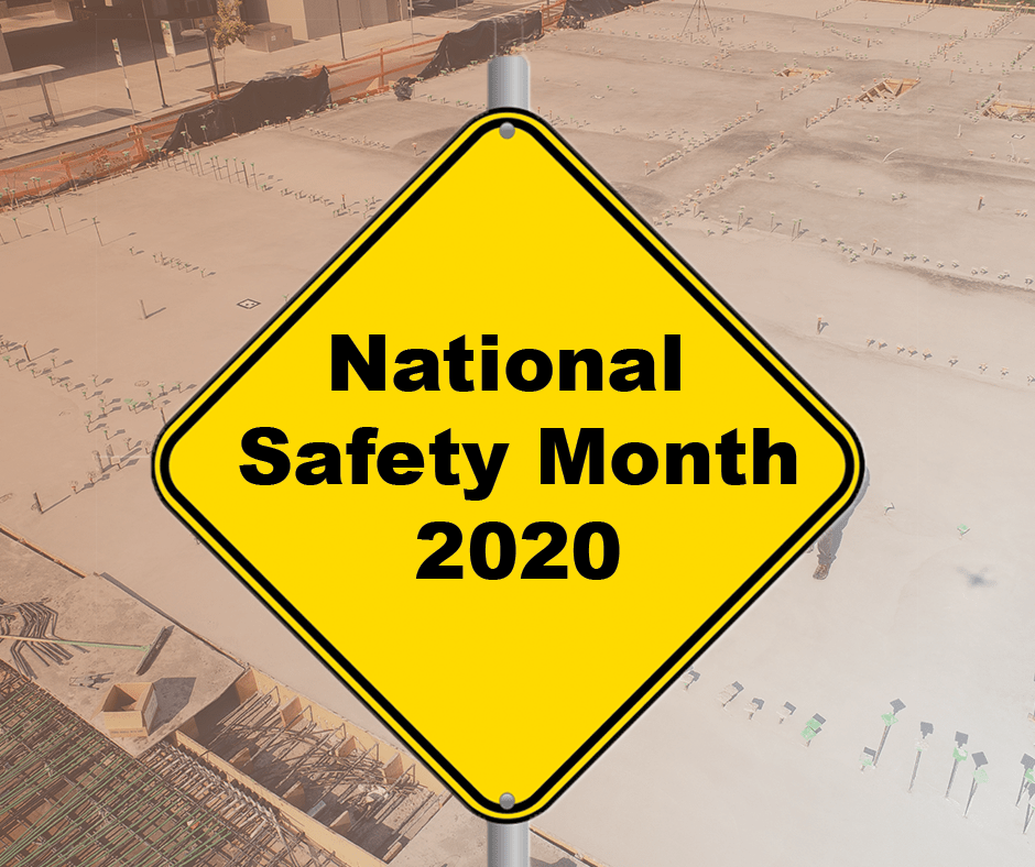 National Safety Month sign