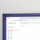 Gmail header on computer